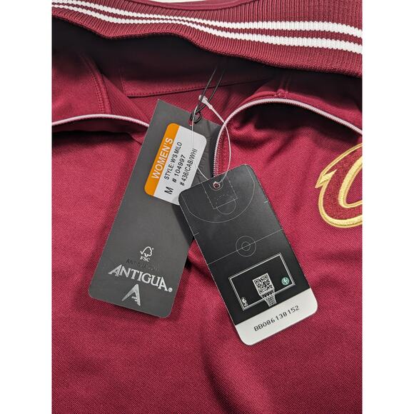 NWT Antigua NBA Cleveland Cavaliers Women's Medium Quarter zip Athletic $109‎ - Picture 6 of 16